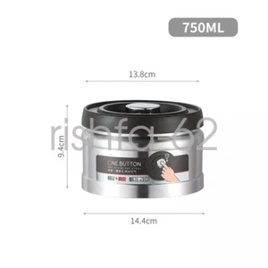 750/1000/1600ml Coffee Canister Airtight Steel Vacuum Storage Bean Tea Container - Picture 1 of 16