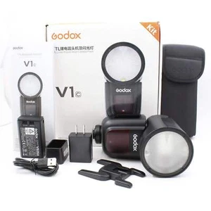 * OPEN BOX EXCELLENT * Godox V1 Flash for Canon - Picture 1 of 10