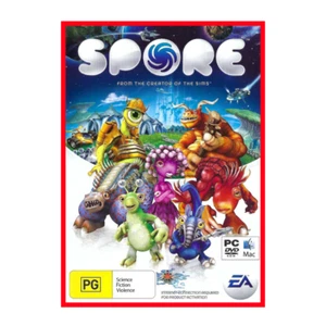 Spore PC DVD ROM & Mac Game Complete Simulation Fantasy Strategy Maxis EA - Picture 1 of 5