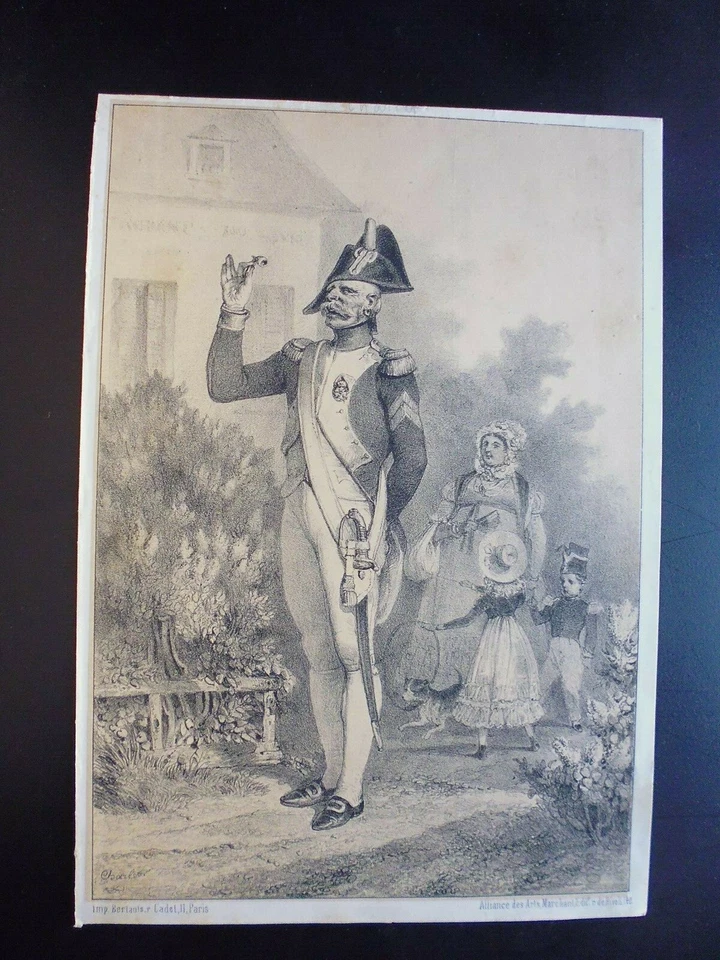 Gravure19°:Par CHARLET NICOLAS-TOUSSAIN: le soldat à la campagne - Photo 1/1