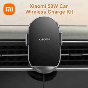 Xiaomi 50W Car Wireless Fast Charger Mount Holder for All Qi Android IOS Mobiles - Zdjęcie 1 z 10
