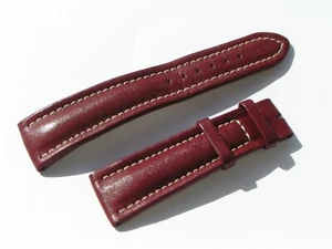Breitling 22mm Band 174X 22/18 Calf 80/120 red brown Strap correa NOS 115-22 - Picture 1 of 7