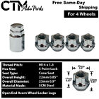 4X M14x1.5 Anti-Theft Open End Wheel Locks Lug Nuts Fit C1500/2500 K1500/2500