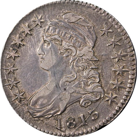 1813 Bust Half Dollar Nice XF 0-107a R.1 Nice Eye Appeal Nice Strike Cover