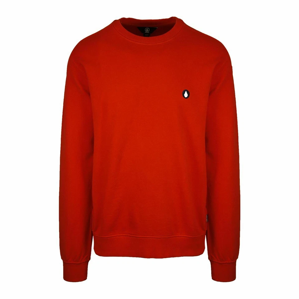 Volcom мужской оранжевый классический L/S свитер с круглым вырезом - Изображение 1 из 4