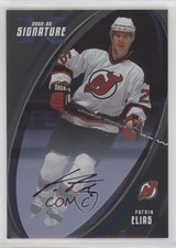 2002-03 ITG Be A Player Signature Series Signatures Patrik Elias #157 Auto