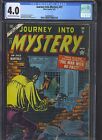 Journey Into Mystery 21 Cgc Vg 40 Cm Ow Kubert Art Toth Ish Art By Andru