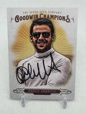 2018 Upper Deck Goodwin Champions #42 Marco Andretti SIGNED - Image 1 of 2