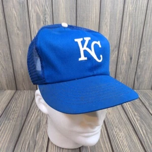 MLB Kansas City Royals Baseball Trucker Hat Cap Vintage Mesh Snapback USA - Picture 1 of 8
