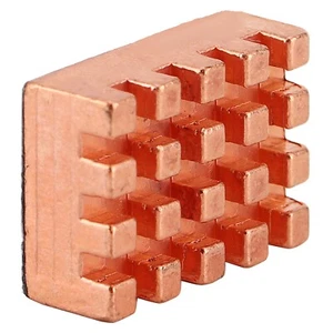 10pcs P15x5x10 Brass Heatsink with Thermal Adhesive Tape CPU Heat Sinks - Afbeelding 1 van 12