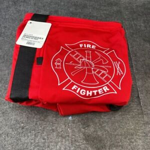 SECO 8800-00-RED Firefighter Turnout Gear Bag, Red, XL, 30" x 14" x 20"*