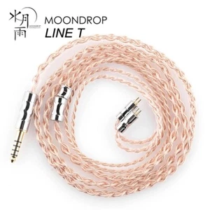 MOONDROP LINE T 6N oreja estructura de cobre de un solo cristal 196 núcleos Litz 0,78 mm 2 pines - Imagen 1 de 6
