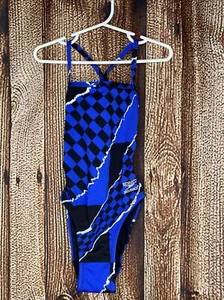 Speedo Girl’s Blue Endurance+ One Piece Swimsuit Size 20 Swim Suit - Picture 1 of 5