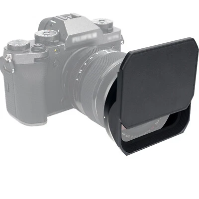 Capucha metálica de bayoneta JJC + tapa para lente Fujifilm XF 16-80 mm f4 R OIS WR Foto 1 de 4