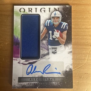 2022 Alec Pierce Panini Origins Football Jersey Patch Auto RC RPA Rookie Colts - Bild 1 von 2