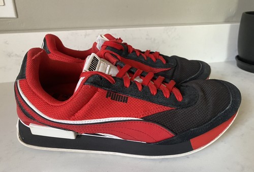 Puma Future Rider Radar scarpe sneakers alto rischio uomo 10 43 rosso nero 381678 01