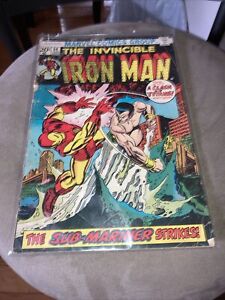 Marvel Iron Man #54 (1972) 1ST Appearance Of MOONDRAGON GOTG Low Grade
