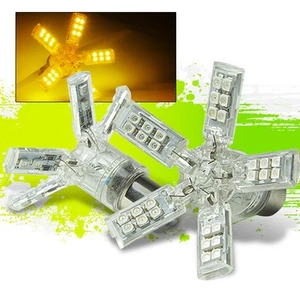 40 SMD 40SMD 1156 3528 AMBER 5ARM SPIDER TURNING/STOP/BREAK/TAIL LED LIGHT BULB - Picture 1 of 1