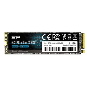 Silicon Power P34A60 M.2 512 GB PCI Express SLC NVMe - Picture 1 of 6