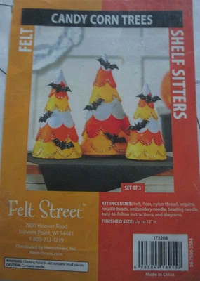 Fieltro Calle Nuevo en Paquete Kit Artesanal Halloween Caramelo Maíz Árboles Fieltro y Lentejuelas Herrschners Foto 1 de 4