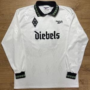 ORIGINAL BORUSSIA MONCHENGLADBACH 1995/96 Home Shirt XL REEBOK ‘13’ Rare - Picture 1 of 7