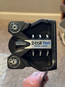 Odyssey 2-Ball TEN Tour Lined 35" Putter w/Stroke Lab Shaft Double Bend - MINT - Picture 1 of 9