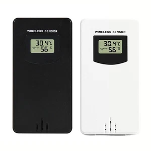 Electronic Digital Wireless Sensor Temperature & Humidity Weather Station - Picture 1 of 28