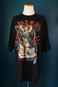 Avirex Men’s T-Shirt Woman With Snake Graphic T-Shirt Short Sleeve Size XXL - Picture 1 of 13