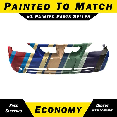 NEW Painted to Match - Front Bumper Cover for 2003 2004 2005 Pontiac Grand Am Foto 1 de 4