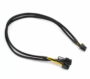 For HP DL380 G9 10pin to 6pin and 8pin Power Adapter GPU Cable 50cm UK Ship - Picture 1 of 5