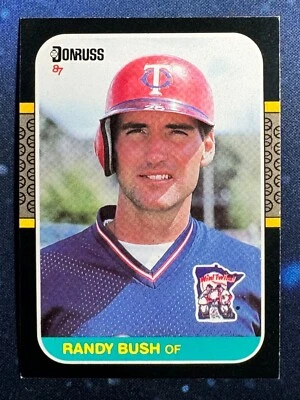 1987 Donruss #441 Randy Bush Minnesota Twins - Image 1 of 2
