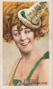 TOBACCO CARD-PARK DRIVE-CHAMPIONS OF SCREEN & STAGE-CICELY COURTNEIDGE - No 10