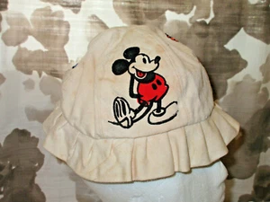Walt Disney World Productions VINTAGE  Beach Bell Hat MINT Mickey Mouse  (b13). - Picture 1 of 4