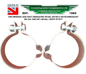 JAGUAR XK120, XK140 & XK150 Handbrake Cable Strap / Clip over Axle.C7875. C7859 - Picture 1 of 6