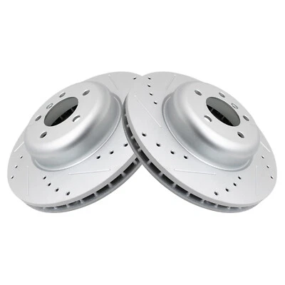 Juego de rotor de freno de disco delantero para BMW 545i 550i 535i 645Ci 650i Foto 1 de 4