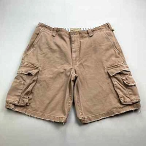 Sideout Cargo Shorts Mens 36 Brown Chino Relaxed Fit Outdoor Hiking Utility - Picture 1 of 10