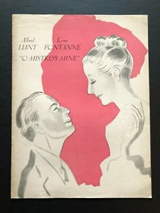 O Mistress Mine Theater Program w/Playbill (Geary, 1948) - 22 Pages 9"x12" - Bild 1 von 5