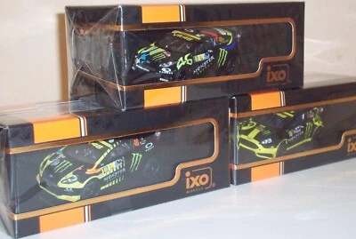 Set di 3x IXO 1/43 FORD FIESTA RS#46 VALENTINO ROSSI RALLY MONZA 2012+2013+2014 - Immagine 1 di 4