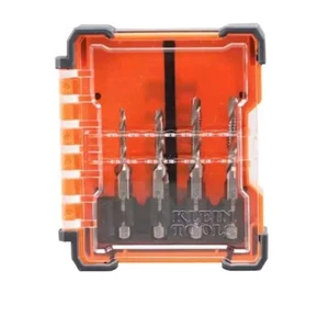 Klein Tools High Speed Stahlbohrer Gewindebohrer Werkzeug Kit (4 Stück) - Bild 1 von 3