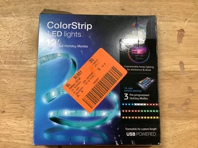 Remote Controlled Aura LED Color Strip 12' lights