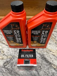 Bad Boy Mowers Oil Change Kit For Rebel, Rogue with Kawasaki FX Engine - Picture 1 of 1