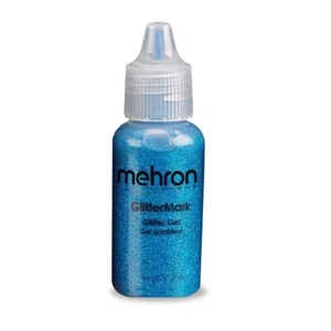 Mehron Makeup GlitterMark .5 fl oz (15 ml) squeezable bottle -Pick Any Shade ! - Picture 1 of 25