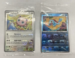 Special Pokemon Jigglypuff Squirtle Master Ball Indonesia Winner Promo Holo 151 - Picture 1 of 5