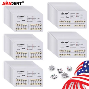 50 Paquetes Ortodoncia Dental Soporte Metal Mini Roth 022 Ranura 345 Ganchos CE - Imagen 1 de 17