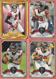 2013 Topps Football Atlanta Falcons 7 Card Lot,Matt Ryan 4000 Yard Club,Jones - Picture 1 of 2