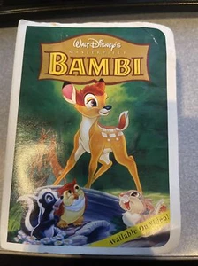 Disney Bambi VHS McDonald’s 1996 Figure Toy Happy Meal Figurine - Picture 1 of 3