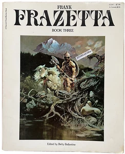 ARTIST FRANK FRAZETTA BOOK THREE GRAPHIC ART BOOK BALLANTINE 1978 1st US Ed - Bild 1 von 6