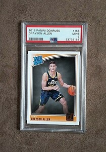 2018-19 Donruss Grayson Allen Rated Rookie Card #156 PSA Graded 9 Mint