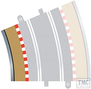 C8282 Scalextric Radius 4 Curve Inner Borders 22.5¡ x 4 - Picture 1 of 1