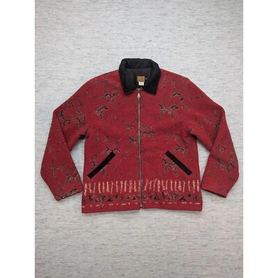 Chaqueta de Caballo Tsunami Azteca Suroeste Cremallera Completa Cuello Abrigo Mediano Sherpa Foto 1 de 4